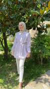 Tencel Bumber Ceket - Lila