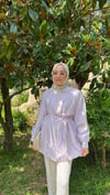 Tencel Bumber Ceket - Lila
