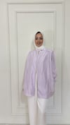 Tencel Bumber Ceket - Lila