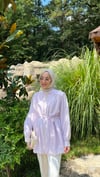 Tencel Bumber Ceket - Lila