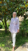 Tencel Bumber Ceket - Lila