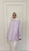 Tencel Bumber Ceket - Lila