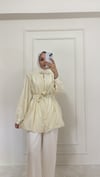 Tencel Bumber Ceket - Tereyağ Sarısı