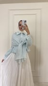Tencel Pamuklu Gömlek - Mavi 