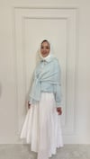 Tencel Pamuklu Gömlek - Mavi 