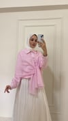 Tencel Pamuklu Gömlek - Pembe