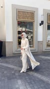 Üçlü Abaya Takım - Bej 