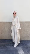 Üçlü Abaya Takım - Bej 