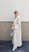 Üçlü Abaya Takım - Bej 