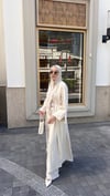 Üçlü Abaya Takım - Bej 