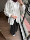 Asimetrik Sweat Beyaz
