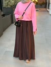 Basic Yırtmaçlı Sweat Pembe