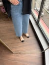 Beli Kemerli Taşlı Kot Pantolon
