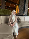 Boncuk İşlemeli Kimono Kahverengi