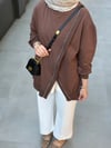 Fermuar Detaylı Sweatshirt