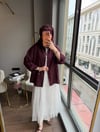 Keten Gömlek Bordo