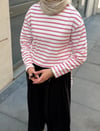 Kırmızı Çizgili Sweat