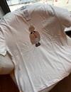 Köpek Detaylı Taşlı T-shirt