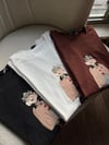 Köpek Detaylı Taşlı T-shirt