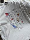 Taşlı ve Baskılı T-shirt