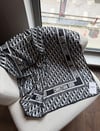 Twill İpek Eşarp Siyah