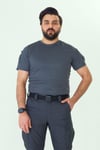 İSSİ 404 Patchli Dry Touch Tshirt Antrasit