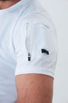 İSSİ 404 Patchli Dry Touch Tshirt Beyaz