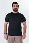 İSSİ 404 Patchli Dry Touch Tshirt Siyah