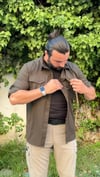 İSSİ 701-Y Likralı Taktikal Haki Gömlek