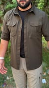İSSİ 701-Y Likralı Taktikal Haki Gömlek