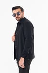 İssi Çıtçıtlı Gömlek Siyah