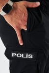 İssi Taktikal Likralı Polis Pantolonu Siyah