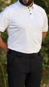 Polo Yaka Taktik Tshirt Beyaz