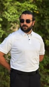 Polo Yaka Taktik Tshirt Beyaz