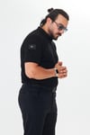 Polo Yaka Taktik Tshirt Siyah