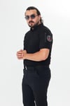 Polo Yaka Taktik Tshirt Siyah