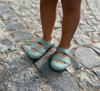 Baboo Toe Jelly Yumuşacık Cırt Cırtlı Kız Erkek Bebek Çocuk Sandalet Yeşil