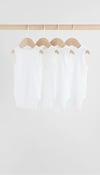 Next 4'lü Bebek Yeleği Bodysuits Beyaz