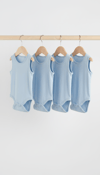 Next 4'lü Bebek Yeleği Bodysuits Mavi