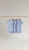 Next 4'lü Kısa Kollu Bodysuits Mavi