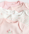 Next 5'li Bebek Yeleği Bodysuits Çiçek Tavşan