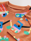 Next Geometrik Desenli T-Shirt Kahverengi