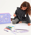 Smiggle Adventure On-The-Go Colouring Studio Boyama Seti Lila