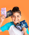 Smiggle Peppy Lanyard Cüzdan Gri