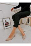 Bej Tüvit (Simple) Kadın Stiletto