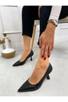 Siyah Cilt (Simple) Kadın Stiletto