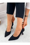 Siyah Tüvit (Simple) Kadın Stiletto