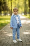Bebek Mavisi Takım Elbise