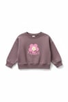 Çiçek Örgülü Sweatshirt