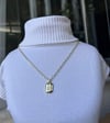 14K Çelik Harf Kolyeler (50+5 cm)